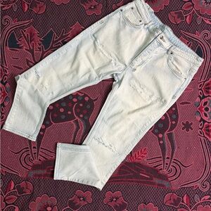 Ksubi Men's Cream Relaxed Jeans